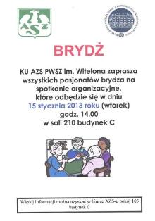Brydż na Uczelni Brydż na Uczelni