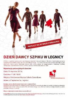 Dzień dawcy szpiku kostnego w PWSZ Dzień dawcy szpiku kostnego w PWSZ