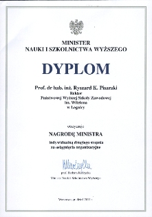 Nagroda Ministra dla Rektora Nagroda Ministra dla Rektora