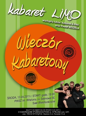 Wieczór kabaretowy Wieczór kabaretowy