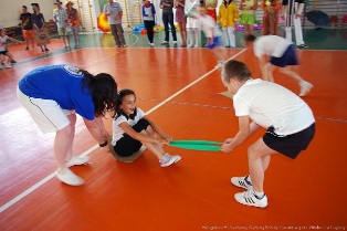 Żacy i dzieci, czyli wspólne zawody sportowe Żacy i dzieci, czyli wspólne zawody sportowe